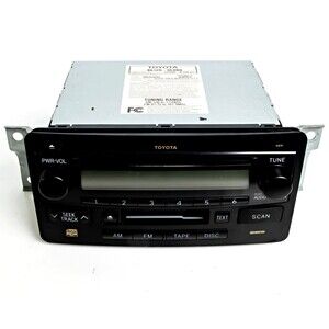 Toyota 86120-0C080 OEM Radio CD Cassette Player 2003-2006 Tundra Sequoia